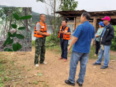 กวางน้อยโผล่รับ นายก อบจ.แพร่ ขณะสำรวจอ่างแม่แฮด