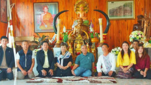 หม่อมราชวงศ์ปณิธาน จรูญโรจน์ กราบสักการะขอพร องค์พระพิฆเนศวร์เทพจันทรคุปต์