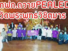 PEA CSR โครงการ PEA LED แหล่งท่องเที่ยวเชิงวัฒนธรรมไทย วัดพระพุทธวิชิตมาร ตำบลร้องเข็ม อำเภอร้องกวาง จังหวัดแพร่