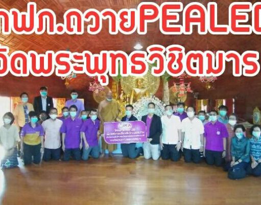 PEA CSR โครงการ PEA LED แหล่งท่องเที่ยวเชิงวัฒนธรรมไทย วัดพระพุทธวิชิตมาร ตำบลร้องเข็ม อำเภอร้องกวาง จังหวัดแพร่