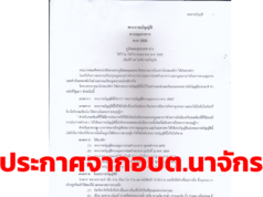 งานกองช่างองค์การบริหารส่วนตำบลนาจักรแจ้งข่าวพระราชบัญญัติควบคุมอาคารพ.ศ.2522