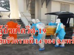 ผู้ป่วยโควิด-19 เสียชีวิตรายที่ 14 ของ จ.แพร่