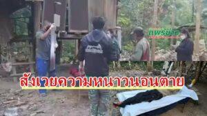 (มีคลิป) พ่อเฒ่าไม่สบายแต่อยากนอนสวนสังเวยความหนาวนอนตายใต้ห้าง