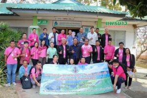 รองนายกอบจ.แพร่พร้อมคณะให้การต้อนรับ อบจ.หนองบัวลำภู ในการศึกษาดูงานศูนย์บริหารจัดการน้ำ จังหวัดแพร่