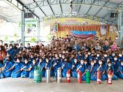 เทศบาลเมืองแพร่ จัดโครงการฝึกซ้อมแผนระงับเหตุอัคคีภัยและอพยพหนีไฟโรงเรียนเทศบาลวัดหัวข่วง