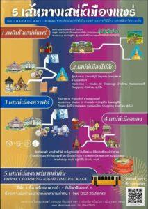 ททท. สำนักงานแพร่ ชวนเที่ยวตามเส้นทางท่องเที่ยว : The Charm of ARTs งดงามวิถีถิ่น…เสน่ห์ศิลป์ร่วมสมัย”