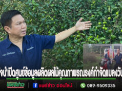 (มีคลิป)สส.’วรวัจน์’เปิดศูนย์ข้อมูลผลิตผลไม้คุณภาพดัน’แพร่’เป็นแถวหน้าตลาดผลไม้คุณภาพส่งขายห้างModern Trade และส่งออก ตปท.