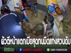 (มีคลิป)ผัวคว้าเศษเตาอังโล่ตีหน้าแตกเมียสุดทนมีดแทงสวนดับ