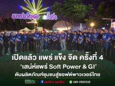 (มีคลิป)ผู้ว่าราชการจังหวัดแพร่เปิดงาน‘เสน่ห์แพร่ Soft Power & GI’ดันผลิตภัณฑ์ชุมชนสู่ซอฟต์พาวเวอร์ไทยในงานแพร่ แข็ง จ๊ด ครั้งที่ 4