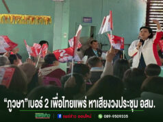 “ภูวษา”เบอร์ 2 เพื่อไทยแพร่หาเสียงวงประชุมอสม.ชูนโยบาย“อัปเกรด 30 บาท”ยกเครื่องระบบสาธารณสุขด้วย AI พร้อมเปิด“30 บาทรักษาทุก(ข์)ใจ”ดูแลสุขภาพจิตชาวแพร่