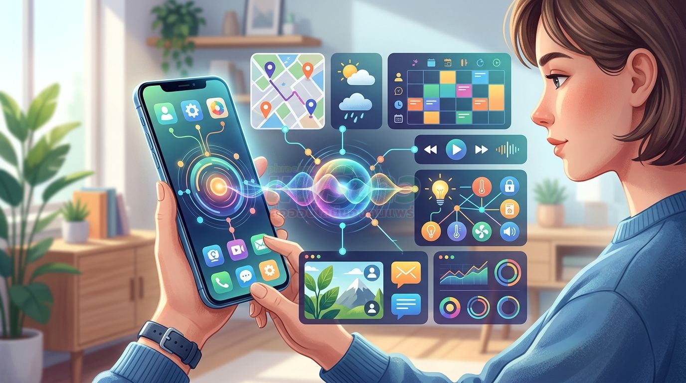 smart assistant phone screen