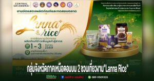 สายกิน สายช้อป ห้ามพลาด! ชวนเที่ยวงาน”Lanna Rice”รวมสุดยอดผลิตภัณฑ์จากข้าวล้านนา