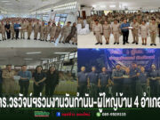 ดร.วรวัจน์ฯร่วมงานวันกำนัน-ผู้ใหญ่บ้าน 4 อำเภอ พร้อมย้ำอยากให้ใช้ AI มาช่วยในการใช้ชีวิต ภาพถ่าย 4 ภาพของ ดร.วรวัจน์ ร่วมงานวันกำนัน-ผู้ใหญ่บ้าน 4 อำเภอ พร้อมข้อความด้านล่าง